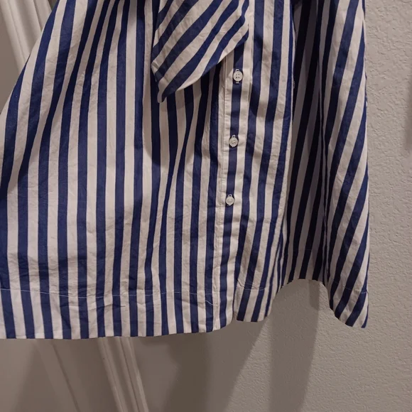 J.Crew Tie-waist Shirtdress in Stripe, 2 - Picture 6 of 9